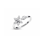 Pandora True Timeless kolekcija Žėrinis snaigės 925 sidabro atviras žiedas Moteri&scaron;ki žiedai 192611C01 Box+Shopping Bag,56