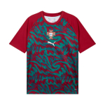 Puma FPF ap&scaron;ilimo DryCell Portugalijos rinktinės figūrą pabrėžianti trumpomis rankovėmis greitai džiūstanti mar&scaron;kinėliai vyrams Vir&scaron;utiniai drabužiai 784788-37 L blue