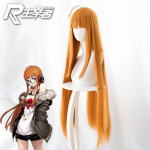 Futaba Sakura Cosplay Kostiumas perukas Moteri&scaron;kas Helovino Pilnas Rinkinys Vienodas Kostiumas Laisvalaikio Paltas Mar&scaron;kiniai Akiniai Ausinės anime cosplay XXXL orange