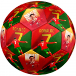 Ronaldo Action Futbolo kamuolys Dydis 5 Ma&scaron;ininiu būdu susiūtas Universalus futbolo kamuolys patalpoms/lauko sąlygoms Futbolo priedai zq