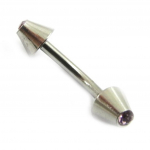 Les Tr&eacute;sors De Lily [E5332] - Piercing Arcade 'Pointes Lux' Rose P&acirc;le