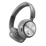 NIA Q2 sulankstomos ausinės belaidės Bluetooth ausinės 3,5 mm AUX IN muzikos ausinių TF kortelė pilka