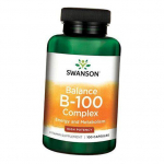 B grupės vitaminai, Balance B-100 kompleksas, Swanson (36280023) 100caps