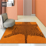 Leopardo odos ra&scaron;to kilimėliai svetainei, kilimėlis vaikų kambariui, papuo&scaron;alai miegamojo kilimui, neslystantis virtuvės kilimėlis, sugeriantis 40x60cm 1pcs