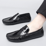 Nauji Vyri&scaron;ki Loafers Yuppie Vyri&scaron;kos suknelės Batai Slip On Kasdieniai Odiniai Batai Vyri&scaron;ki briti&scaron;ko stiliaus Verslo odiniai Vyri&scaron;ki Loaferiai Didelis 47 dydis