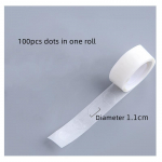1 rulonas &bdquo;Traceless Dots&ldquo; klijų juosta, nuimama 100 vnt. skaidrūs dvipusiai klijai, skirti Albumo dienora&scaron;čio mokyklos buičiai