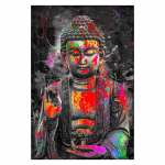 Abstract Graffiti Buddha Aliejinė tapyba Religiniai plakatai ir Skandinavijos spauda 21cm&times;30cm NoFrame