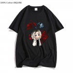 Alice In Borderland Emblem Dideli mar&scaron;kinėliai Unisex mar&scaron;kinėliai Madingi japoni&scaron;ki anime mar&scaron;kinėliai Four Seasons 100% medvilnė trumpomis rankovėmis L