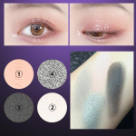 High Cold Heart Matte Pearl Fine Flash vandeniui atspari Summer Smoky Moteri&scaron;ka keturių spalvų akių &scaron;e&scaron;ėlių paletė 103#