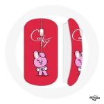 Souris Sans Fil BTS Bangtan Gar&ccedil;ons BT21 Cooky Fond Rouge