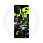 Coque - Maniacase - Oppo A54 5G - Valentino Rossi Logo - Souple - Noir