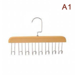 Mediniai diržai Kamizolis Drabužių Kabykla 8 Kabliukai Kaklarai&scaron;tis Skrybėlės Organizatorius Neslystantis Vietą taupantis spinta Drabužių laikiklis