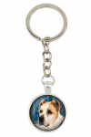 Central Asia Shepherd Dog, Central Asian Shepherd Dog - keychain with your photo, key decoration, bag pendant from Art-Dog brand sidabras