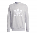 adidas adicolor Classics Trefoil Crew - Herren Pullover Sweatshirt Grau H06650 ORIGINAL XS pilka spalva
