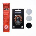 Starforged Žvaigždžių Kalimas, Warhammer 40K žaidimo atributika Visų Ma&scaron;inų Dievas, Mechaninio Dievo Antspaudas Ženklelis Brooch sticker integrated version in stock