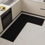 L formos sugeriantis virtuvės kilimėlis &ndash; mink&scaron;tas, atsparus ne&scaron;varumams, lengvai prižiūrimas, diatomito purvo grindų kilimėlis 100x120cm