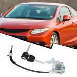 1 rinkinys Tinka Honda CIVIC 2006-2011 Vairuotojo durų spynos cilindras ir 2 raktai #72185-SNA-A01 Automobilio i&scaron;orinių spynų techninės dalys CHINA