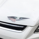 Juokingi 3D nulupimo automatinio galinio vaizdo lipdukai automobilio kėbulo dekoratyviniai vandeniui atsparūs lipdukai PVC