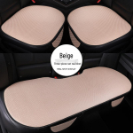 Vasarinis tarpvalstybinis ledo &scaron;ilko automobilinės sėdynės pagalvėlių rinkinys - 3 dalys, vėsus, be atlo&scaron;o Single Front Piece with Pocket
