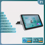 Automobilinis multimedijos grotuvas Hizpo pasukamas 1 DIN Android 13 automobilinis radijas GPS navigacijos grotuvas P1 4Core 1G 32G AI