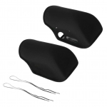 Motociklo vairo užvalkalas neper&scaron;lampamas vasarinis, motociklo vairo užvalkalas, vairo &scaron;ilumos skydas Please refer to the description juoda