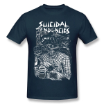 Suicidal Tendencies Spaudas Medvilniniai Juokingi Mar&scaron;kinėliai pankai Vyri&scaron;ka Mada Gatvės drabužiai 4XL