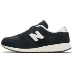 New Balance NB 420 Re Engineering patogūs odiniai, kiaulės odos, žemo ūgio, laisvalaikio bėgimo bateliai moterims, juodi WRL420U 36