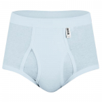 Yiershuang Men's 100% Cotton Ribbed Briefs (3-Pack) 3XL