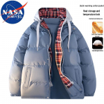 NASA MARVEL Men's Hooded Padded Jacket 2XL