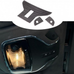 Carbon fiber Roof Reading Light Control Panel trim For Maserati Ghibil 2014-15