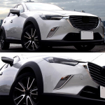 Skirta Mazda CX-3 CX3 2015 2016 2017 2018 Priekinio žibinto rūko žibinto antakių dangtelio dekoratyvinė apdailos juosta ABS Chromo Automobilio Aksesuarai 2vnt