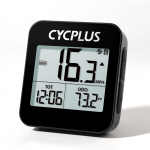 CYCPLUS G1 Belaidis GPS dviračio kompiuteris su odometru ir vandeniui atspariu spidometru, juoda
