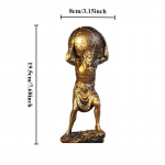 Senovės graikų statula Titanas Atlasas Laikantis Dangų Figūrėlės Svetainės Dekoracija Skulptūra Personažas Derva Mitologinės figūrėlės