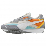 PUMA Blktop Rider Unisex Balti Oranžiniai Daugiaspalviai Žemi Laisvalaikio Sportbačiai 395907-08 EU 38