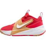 Nike Team Hustle D 12 žemi vaiki&scaron;ki krep&scaron;inio bateliai Raudoni Balti Vaikams HF6280-603 29.5