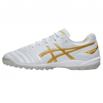 ASICS Ds Light Club Atsparūs trinčiai futbolo bateliai Unisex Balti 1103A112-105 41.5