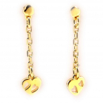 Altesse [G2289] - Boucles Plaqu&eacute; Or 'Love' auksas