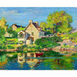Pilnas 5D &bdquo;pasidaryk pats&ldquo; deimantinis pie&scaron;imas animacinis filmas kra&scaron;tovaizdis mozaikos siuvinėjimas kryželiu namų dekoras Rankų darbo 25x30cm
