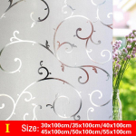 Vandeniui atsparus PVC matinio stiklo langas Privatumo plėvelės lipdukas miegamajam vonios kambariui lipni plėvelė namų dekoravimui 55x100cm