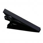 Mada Verslo Vyri&scaron;kas Kaklarai&scaron;čio Segtukas Paprastas Galvaninis Poliravimas Nealergizuojantis Segtukas Apykaklei Kostiumo Kaklarai&scaron;tis Black glossy tie clip