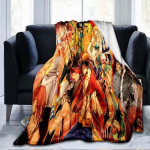 Anime One Piece 3D spausdinta flanelinė antklodė sofos antklodė kelioninė vaikų patalynės pliu&scaron;inė flanelinė antklodė 150x200cm