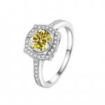 Bague Ringen Trendy Sterling Silver S925 Vestuvinis žiedas 1ct 2ct D-COLOR Moissanite papuo&scaron;alai moterims GRA sertifikatas, keičiamo dydžio
