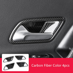 Anglies pluo&scaron;to spalvos durų rankenos rėmo apdaila Mercedes Benz W177 C118 CLA A klasės interjero porankio durų rankenos dangtelis Door Bowl Decals