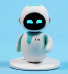 Eiliko roboto žaislas i&scaron;manusis kompanionas naminių gyvūnėlių robotas darbalaukio žaislas darbalaukio kompanionas robotas mėlynos ir rožinės spalvos