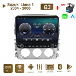10 colių skirtas Suzuki Liana 1 2004&ndash;2008 m. Su mygtuku rankenėle Automobilinis radijas Multimedija Carplay 2D Stereo Garsas Android Video 2+32GB