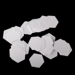 100 vienetų &scaron;e&scaron;iakampių skiautinių &scaron;ablonai Craft, 8 mm