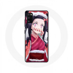 Coque pour Oppo A16 Anime Demon Slayer Kamado Nezuko Le jour de No&euml;l 2023
