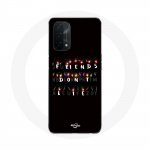 Coque pour Oppo A74 Stranger Things Affiche Friends Don't Lie Joyeux no&euml;l
