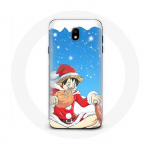 Coque pour Samsung Galaxy J3 2017 Anime One Piece Luffy Le jour de No&euml;l 2023