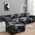 Elastinis sofos užvalkalas svetainei 1/2/3/4 vietų L formos kampinis sofos užvalkalas Chaise Longue tamprus sofos sofos fotelio užvalkalas 4 Seater 235-300cm